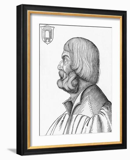 'Portrait of Albrecht Durer', 1527, (1906)-Albrecht Durer-Framed Giclee Print