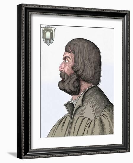 'Portrait of Albrecht Durer', 1527, (1906)-Albrecht Durer-Framed Giclee Print