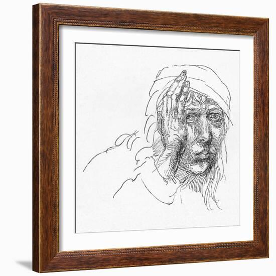 'Portrait of Albrecht Durer when a boy.', c1491, (1906)-Albrecht Durer-Framed Giclee Print