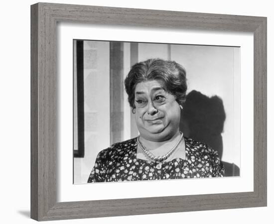 Portrait of Aldo Fabrizi Dressed as a Woman-null-Framed Photographic Print