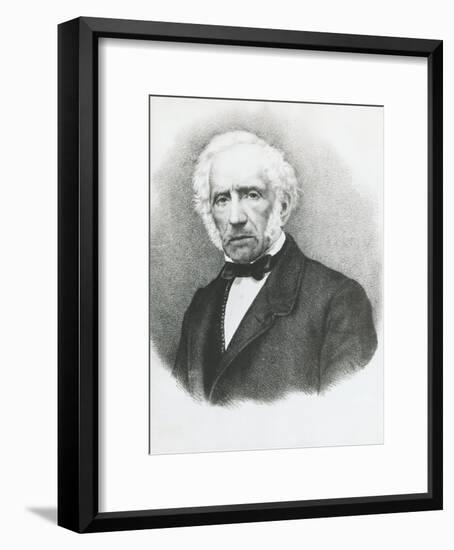 Portrait of Alessandro Manzoni-null-Framed Giclee Print