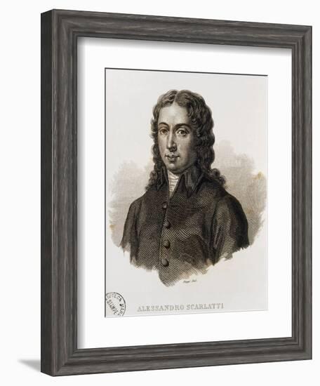 Portrait of Alessandro Scarlatti-null-Framed Giclee Print