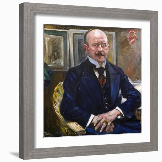 Portrait of Alexander Freiherr Von Reitzenstein, 1913-Lovis Corinth-Framed Giclee Print