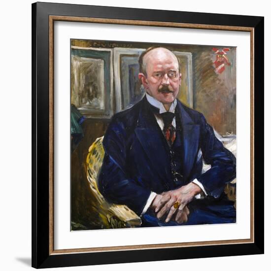 Portrait of Alexander Freiherr Von Reitzenstein, 1913-Lovis Corinth-Framed Giclee Print