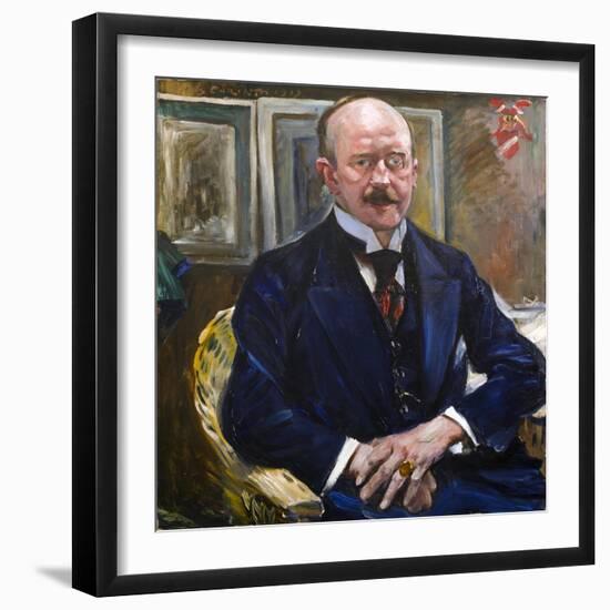 Portrait of Alexander Freiherr Von Reitzenstein, 1913-Lovis Corinth-Framed Giclee Print