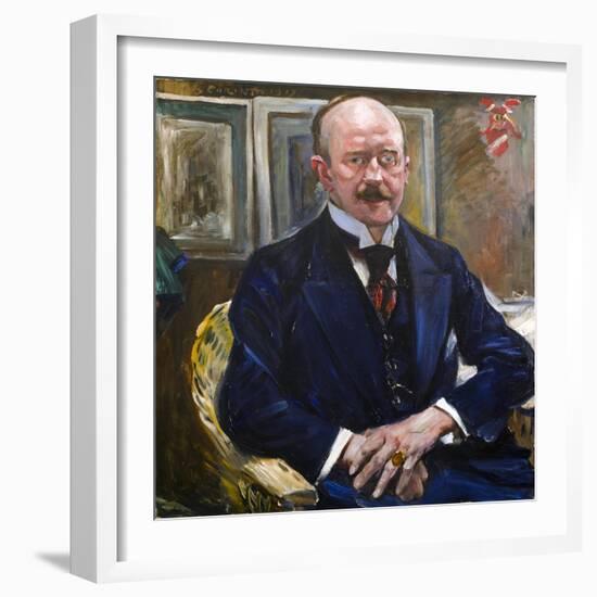 Portrait of Alexander Freiherr Von Reitzenstein, 1913-Lovis Corinth-Framed Giclee Print