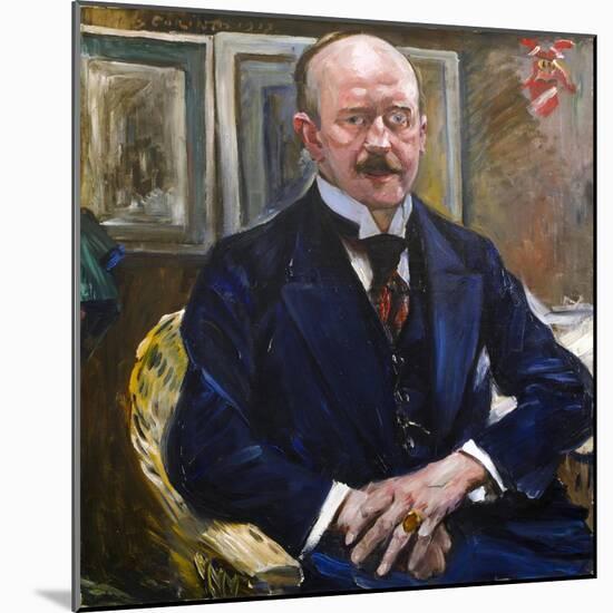 Portrait of Alexander Freiherr Von Reitzenstein, 1913-Lovis Corinth-Mounted Giclee Print