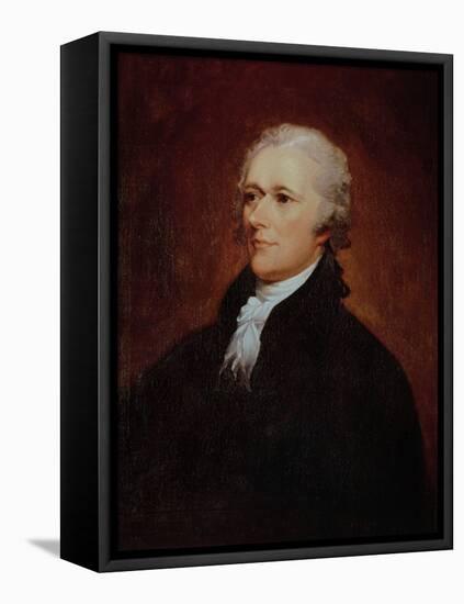 Portrait of Alexander Hamilton (1757-1804)-John Trumbull-Framed Premier Image Canvas