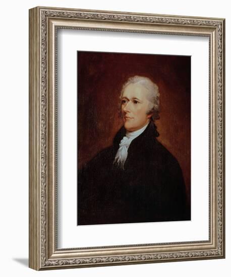 Portrait of Alexander Hamilton (1757-1804)-John Trumbull-Framed Giclee Print