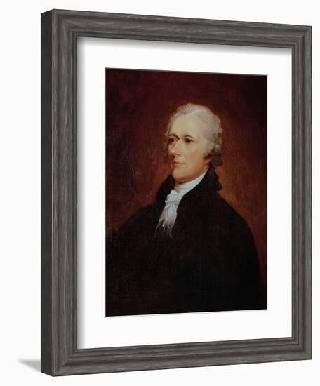 Portrait of Alexander Hamilton (1757-1804)-John Trumbull-Framed Giclee Print