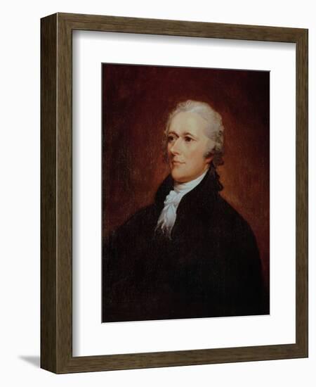 Portrait of Alexander Hamilton (1757-1804)-John Trumbull-Framed Giclee Print