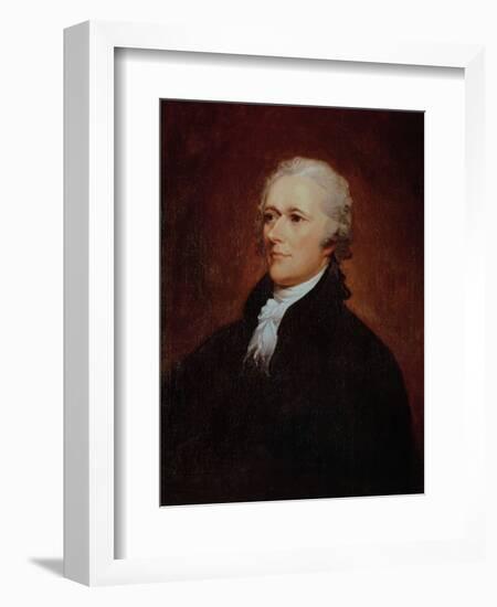 Portrait of Alexander Hamilton (1757-1804)-John Trumbull-Framed Giclee Print