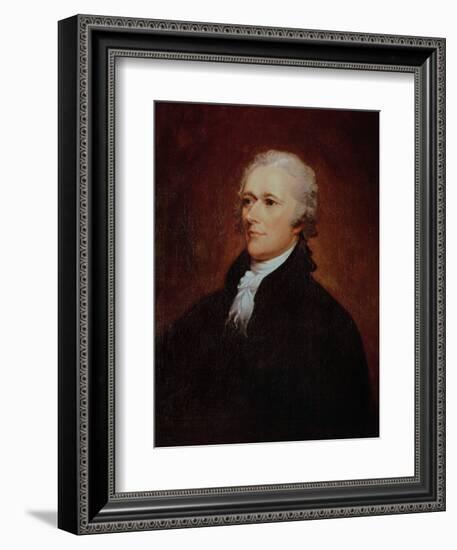 Portrait of Alexander Hamilton (1757-1804)-John Trumbull-Framed Giclee Print