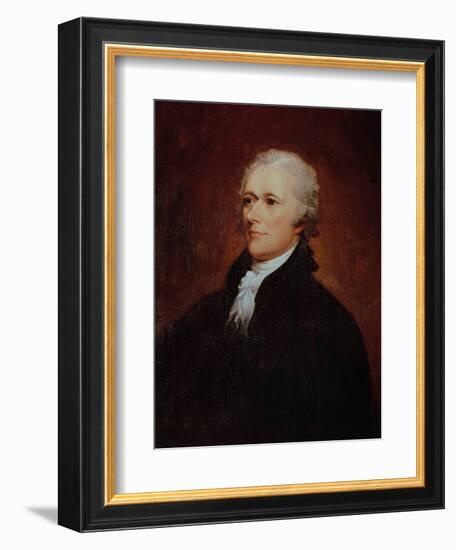 Portrait of Alexander Hamilton (1757-1804)-John Trumbull-Framed Giclee Print