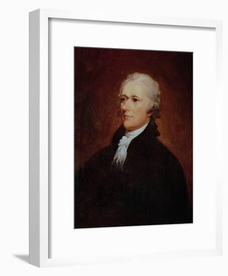 Portrait of Alexander Hamilton (1757-1804)-John Trumbull-Framed Giclee Print