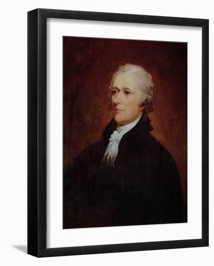 Portrait of Alexander Hamilton (1757-1804)-John Trumbull-Framed Giclee Print