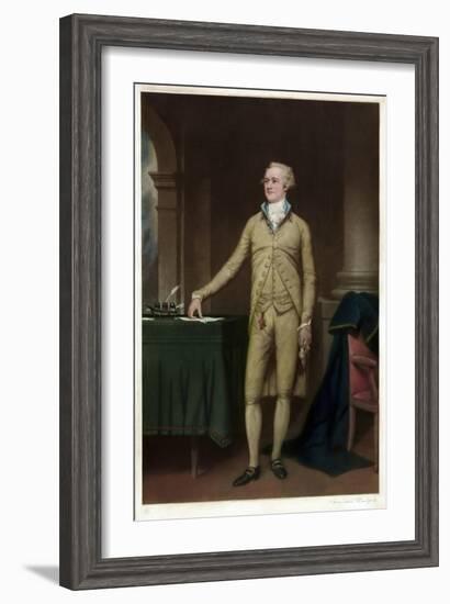 Portrait of Alexander Hamilton-Thomas Hamilton Crawford-Framed Premium Giclee Print