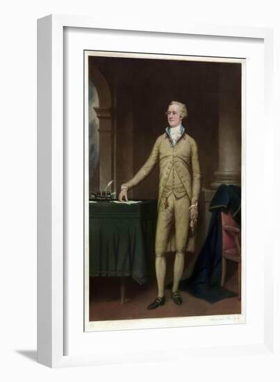 Portrait of Alexander Hamilton-Thomas Hamilton Crawford-Framed Premium Giclee Print