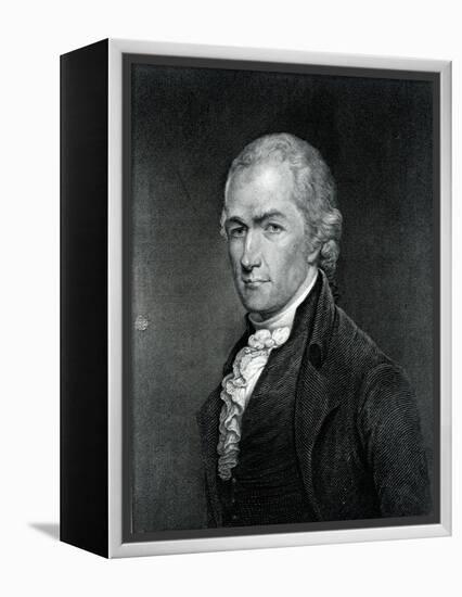 Portrait of Alexander Hamilton-Bettmann-Framed Premier Image Canvas
