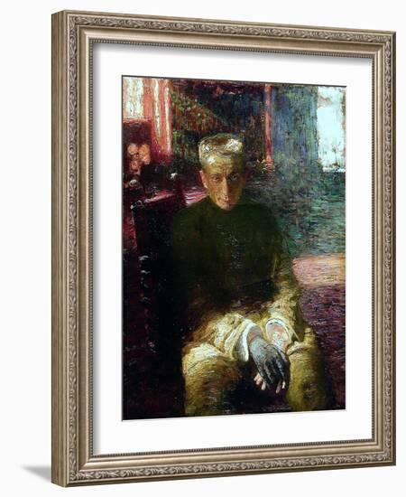 Portrait of Alexander Kerensky (1881-197), 1918-Ilya Yefimovich Repin-Framed Giclee Print