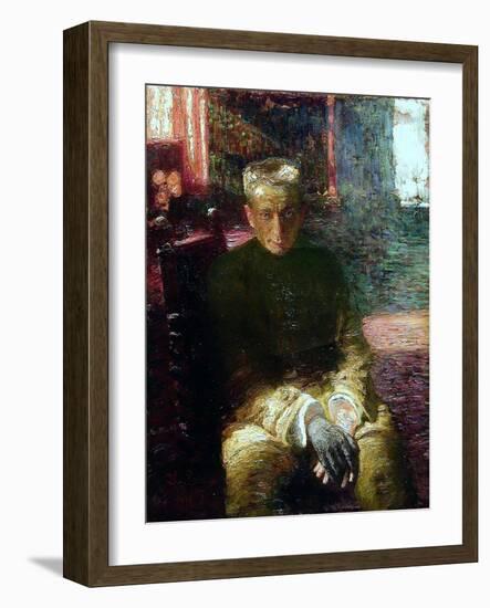 Portrait of Alexander Kerensky (1881-197), 1918-Ilya Yefimovich Repin-Framed Giclee Print