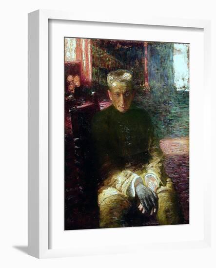 Portrait of Alexander Kerensky (1881-197), 1918-Ilya Yefimovich Repin-Framed Giclee Print