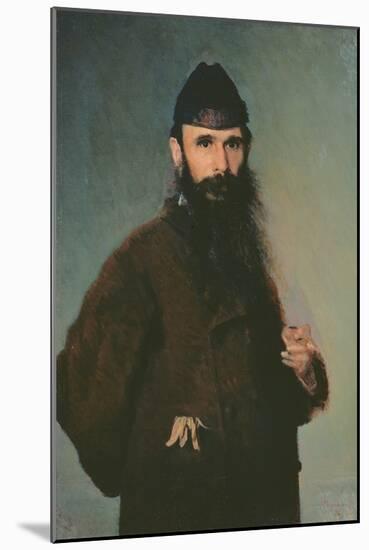 Portrait of Alexander Litovtchenko (1835-90), 1878-Ivan Nikolaevich Kramskoy-Mounted Giclee Print