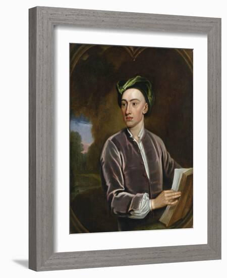 Portrait of Alexander Pope-Godfrey Kneller-Framed Giclee Print