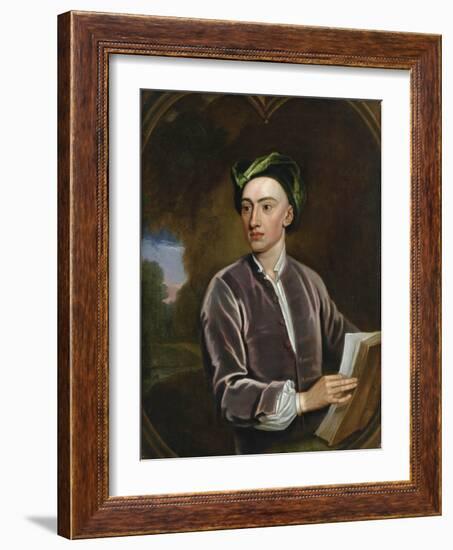 Portrait of Alexander Pope-Godfrey Kneller-Framed Giclee Print