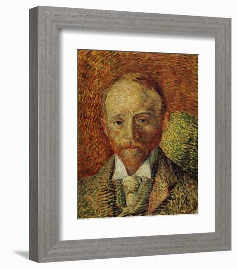 Portrait of Alexander Reid-Vincent van Gogh-Framed Art Print