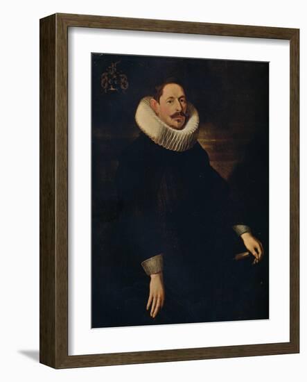 'Portrait of Alexander Triest, Baro D'Auweghem', c1630-Anthony Van Dyck-Framed Giclee Print