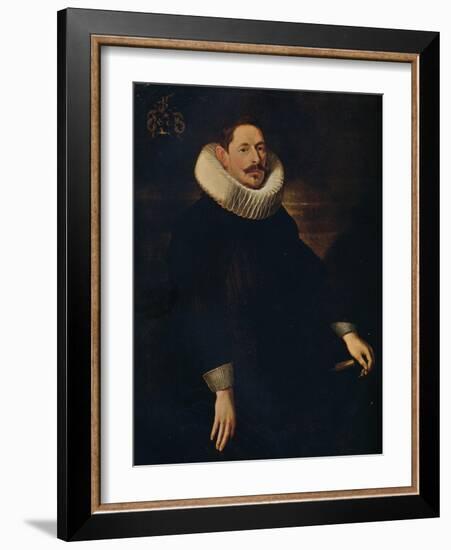 'Portrait of Alexander Triest, Baro D'Auweghem', c1630-Anthony Van Dyck-Framed Giclee Print