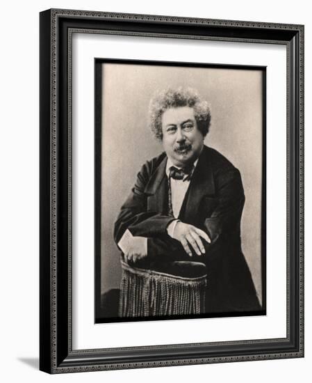 Portrait of Alexandre Dumas (1802-1870), French writer-French Photographer-Framed Giclee Print