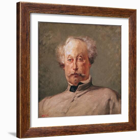 Portrait of Alexandre Dumas Fils (1824-95)-Georges Clairin-Framed Giclee Print