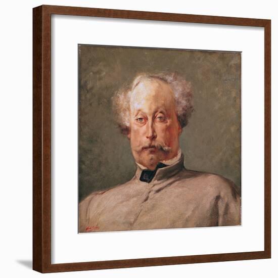 Portrait of Alexandre Dumas Fils (1824-95)-Georges Clairin-Framed Giclee Print