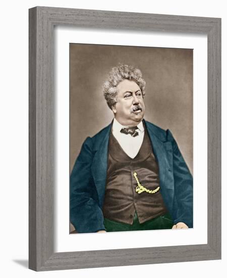 Portrait of Alexandre Dumas Père by Carjat.-Etienne Carjat-Framed Giclee Print