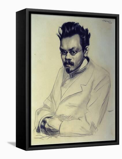 Portrait of Alexei M. Remizov, 1907-Boris Kustodiyev-Framed Premier Image Canvas