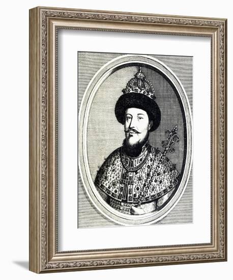 Portrait of Alexei Mikhailovich Romanov-null-Framed Giclee Print