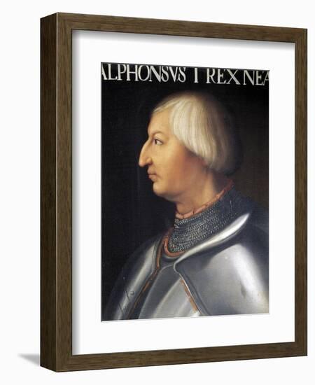 Portrait of Alfonso V of Aragon-null-Framed Giclee Print