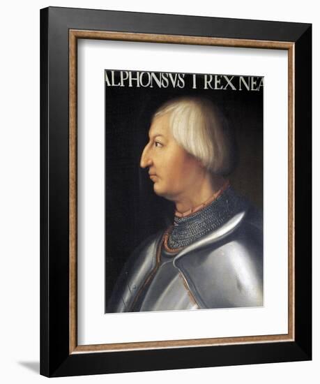 Portrait of Alfonso V of Aragon-null-Framed Giclee Print