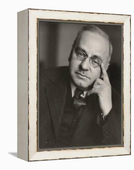 Portrait of Alfred Adler (1870-1937), Anonymous. Photograph, 1920S, Private Collection-Anonymous Anonymous-Framed Premier Image Canvas