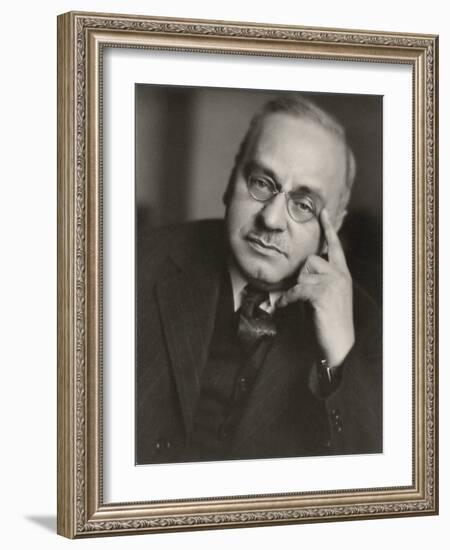 Portrait of Alfred Adler (1870-1937), Anonymous. Photograph, 1920S, Private Collection-Anonymous Anonymous-Framed Giclee Print