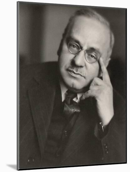 Portrait of Alfred Adler (1870-1937), Anonymous. Photograph, 1920S, Private Collection-Anonymous Anonymous-Mounted Giclee Print