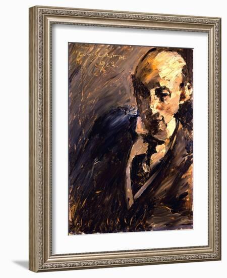 Portrait of Alfred Kuhn, 1923-Lovis Corinth-Framed Giclee Print