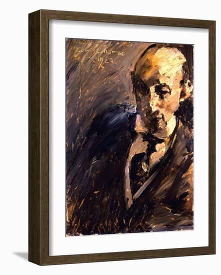 Portrait of Alfred Kuhn, 1923-Lovis Corinth-Framed Giclee Print