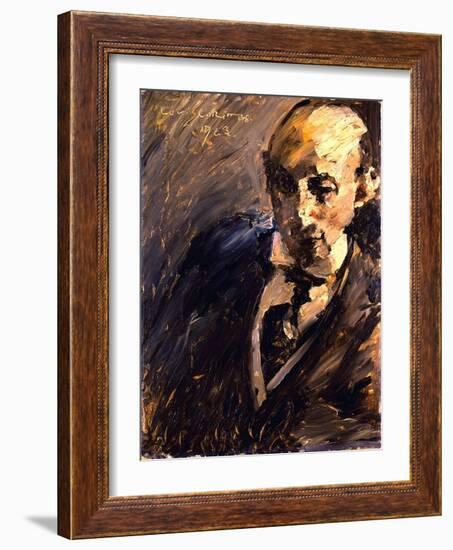 Portrait of Alfred Kuhn, 1923-Lovis Corinth-Framed Giclee Print