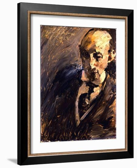 Portrait of Alfred Kuhn, 1923-Lovis Corinth-Framed Giclee Print