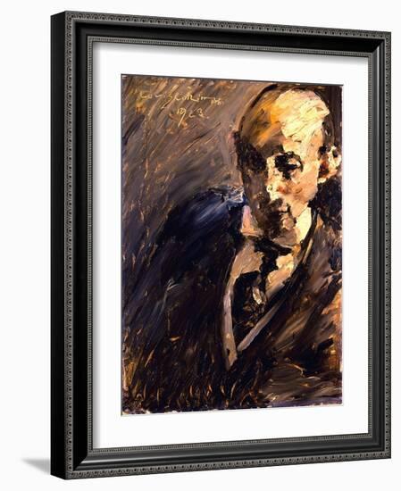 Portrait of Alfred Kuhn, 1923-Lovis Corinth-Framed Giclee Print