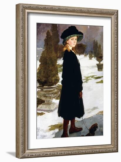 Portrait of Alice Davison-Cecilia Beaux-Framed Giclee Print