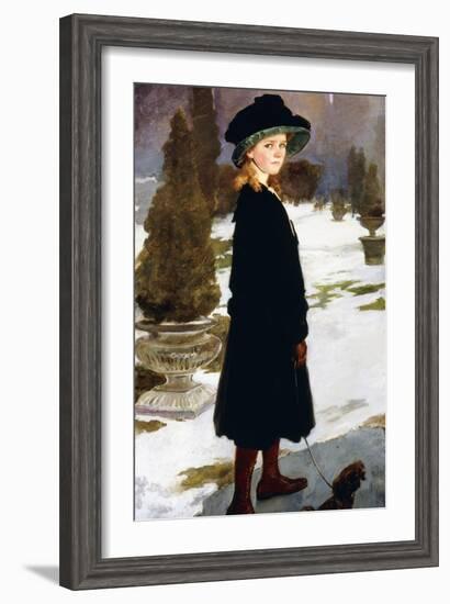 Portrait of Alice Davison-Cecilia Beaux-Framed Giclee Print